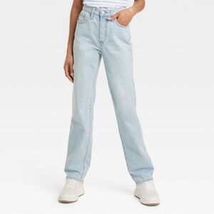 NWT Universal Thread High-Rise 90’s Straight Jeans - Light Wash - 00